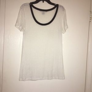 American Dream, black and white tee